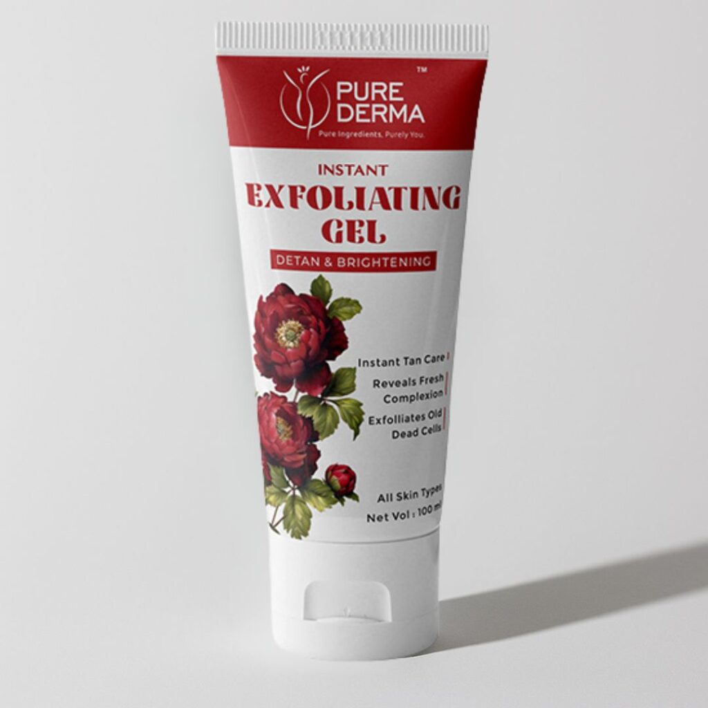 best instant tan care , detan and Brightening Exfoliating Gel